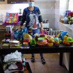 Adományosztás egy csepeli gyermekotthon számára