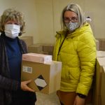 Csepeli gondozónők ajándékozása