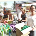 Ajándékozás a Csepeli Napközis Tábor megnyitóján