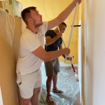 Gyermekotthon festése